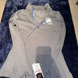 J-America  Woman’s Gray 1/4 zip UK College NWT